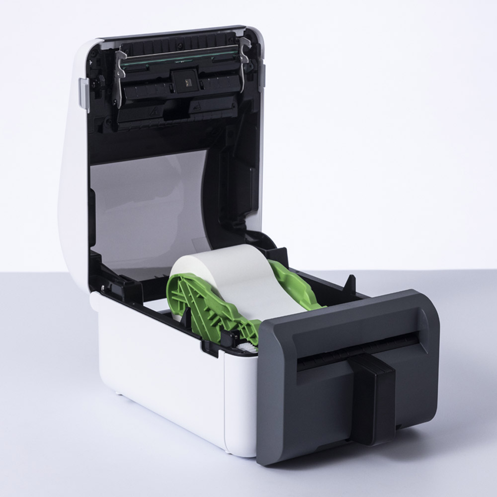 Brother TD-4420DNFC Professioneller Linerless Desktop-Etikettendrucker