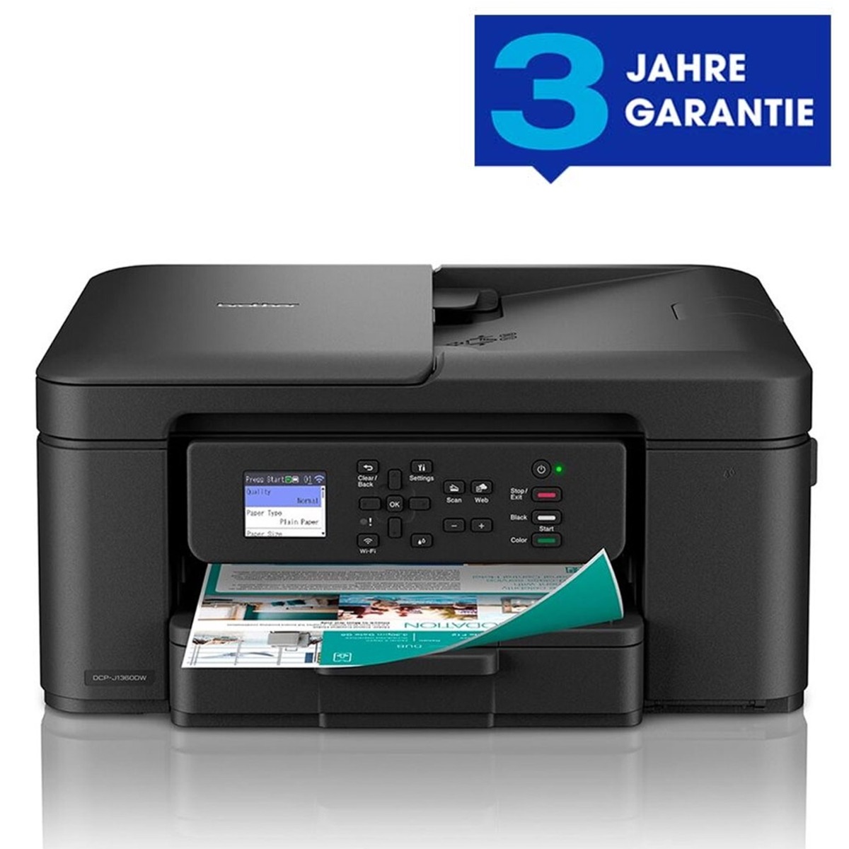 Brother DCP-J1360DW 3-in-1 Tinten-Multifunktionsgerät mit WLAN