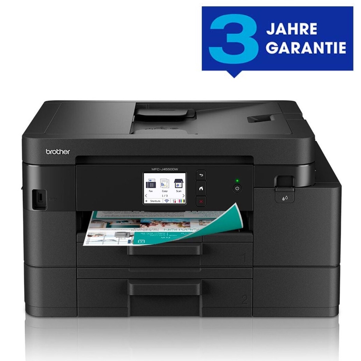 Brother MFC-J4550DW 4-in-1 Tinten-Multifunktionsgerät mit WLAN (2.Wahl) (ohne Patronen)