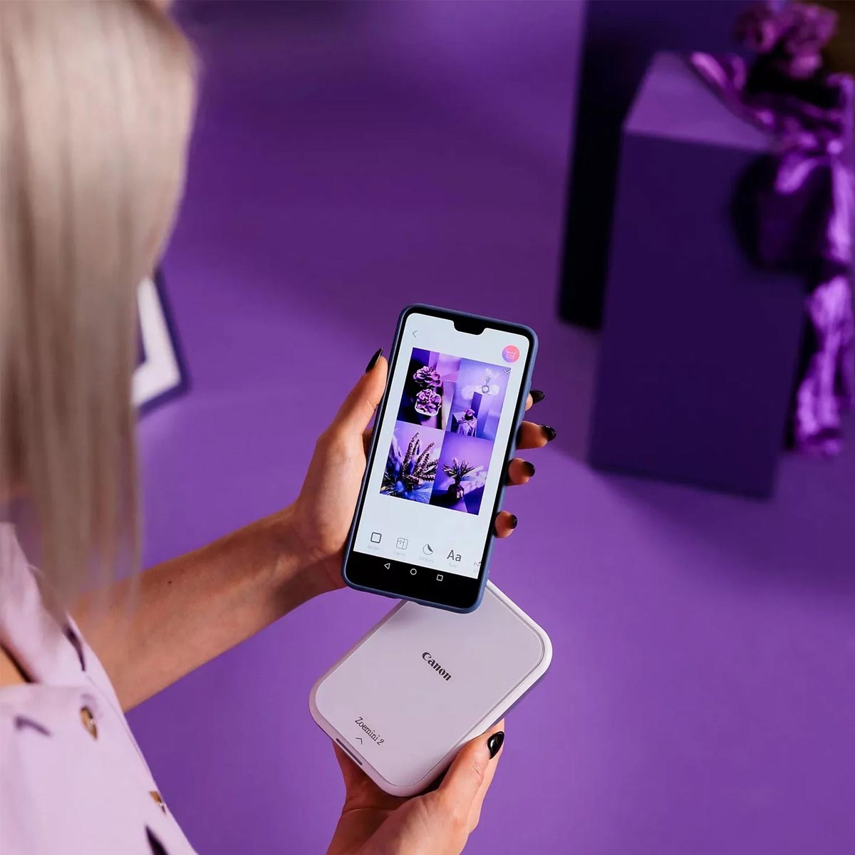 Canon Zoemini 2 Mini Fotodrucker marineblau