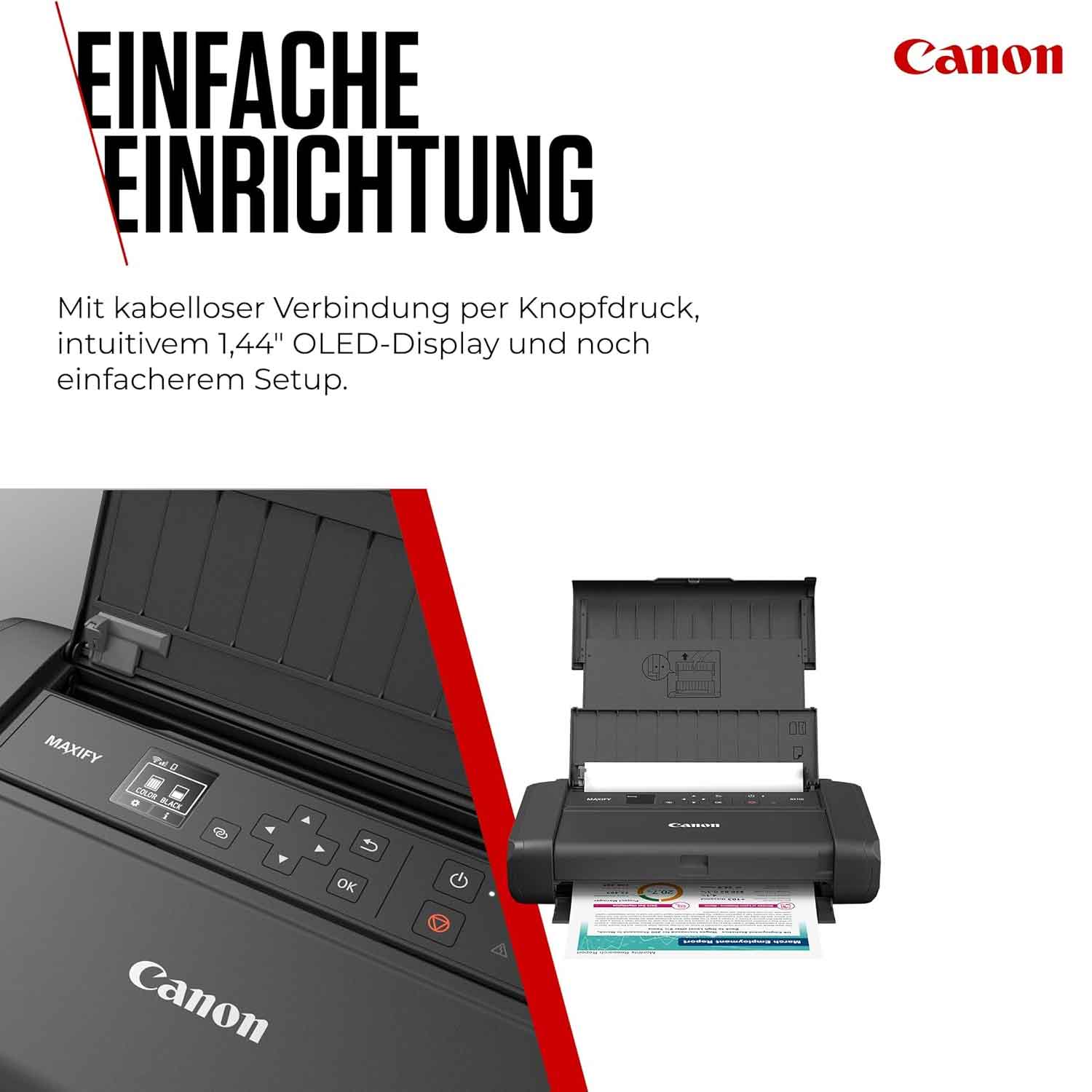 Canon MAXIFY BX110 Mobiler Drucker mit Akku (2. Wahl)