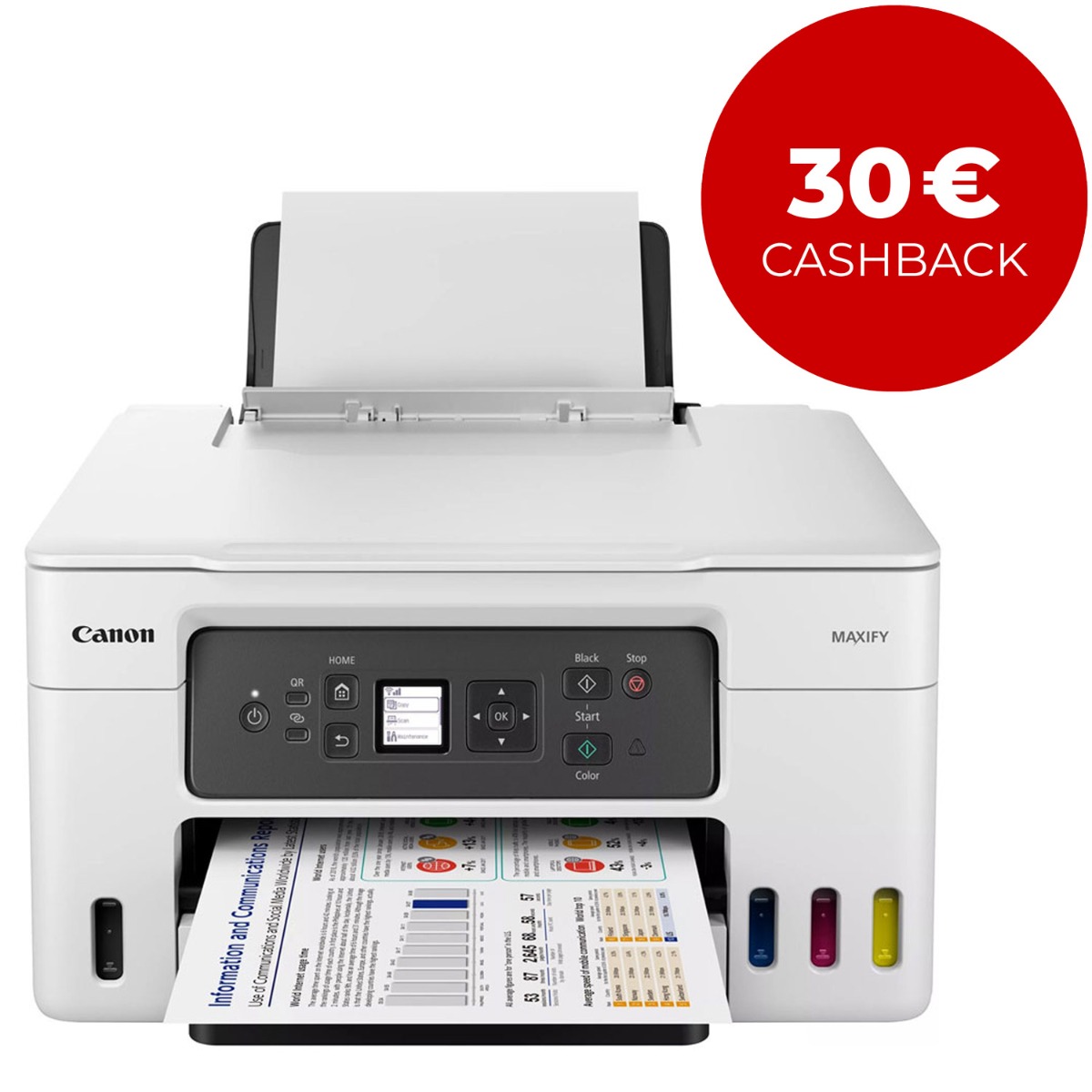 Canon MAXIFY GX3050 Tintenstrahl-Multifunktionsdrucker