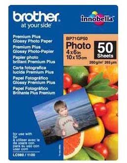 Brother  BP71GP50 A6 50Blatt Fotopapier
