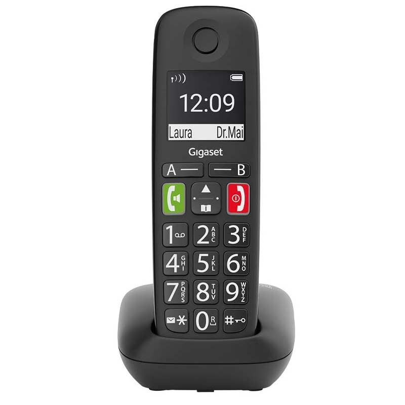 Gigaset E290HX Schnurlostelefon schwarz