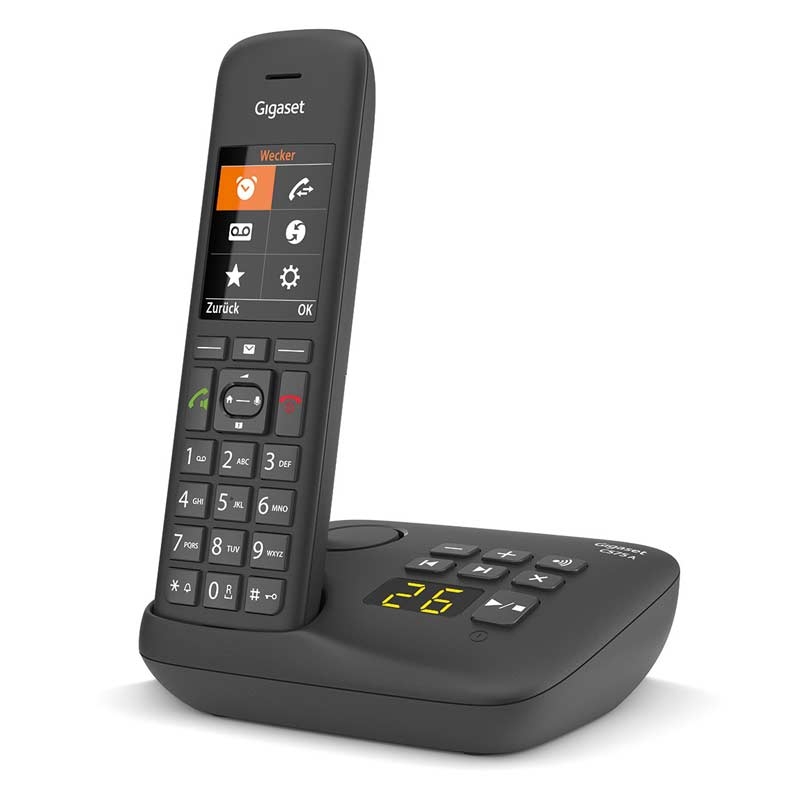 Gigaset C575A Schnurlostelefon schwarz