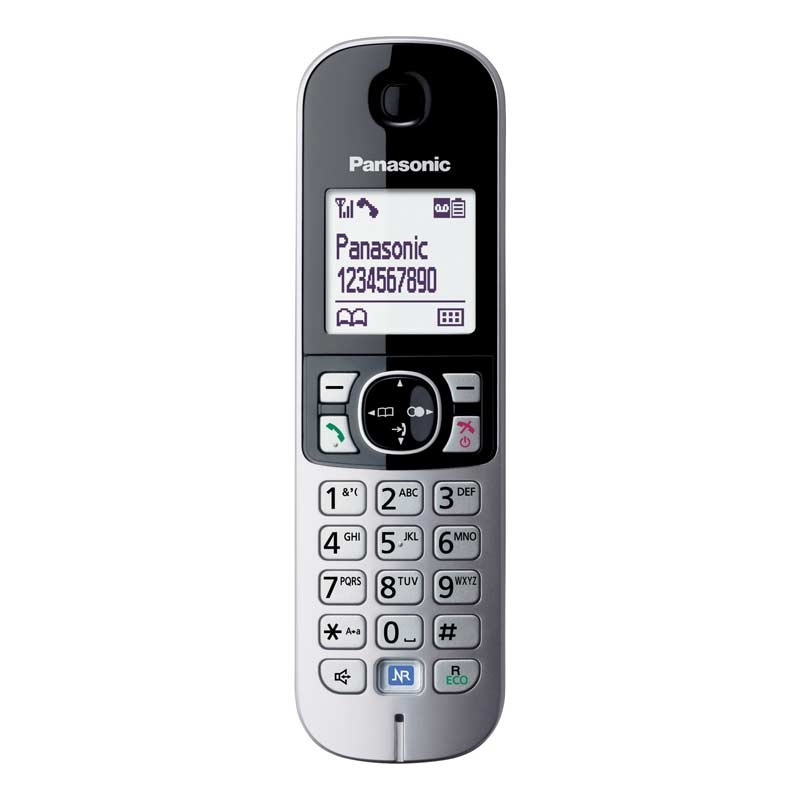 Panasonic KX-TG6821GB DECT-Schnurlostelefon mit Anrufbeantworter schwarz
