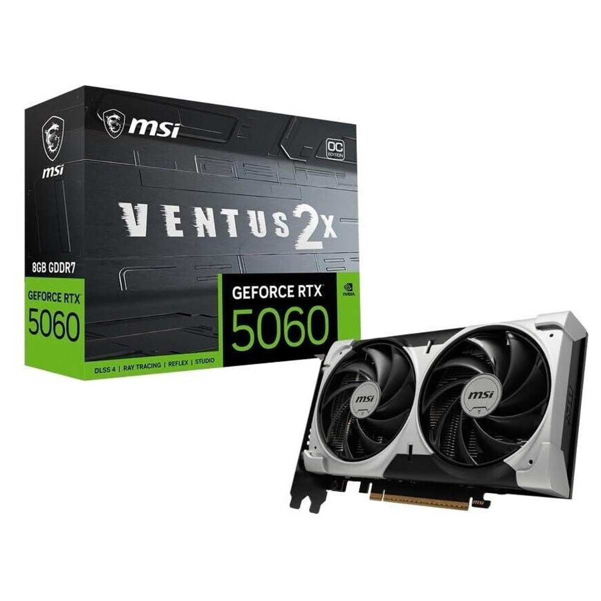 MSI GeForce RTX 5060 Ventus 2X OC V1 8GB Grafikkarte