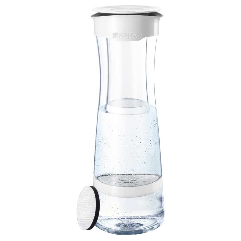 BRITA Wasserfilter-Karaffe Fill&Serve Mind weiß-grau