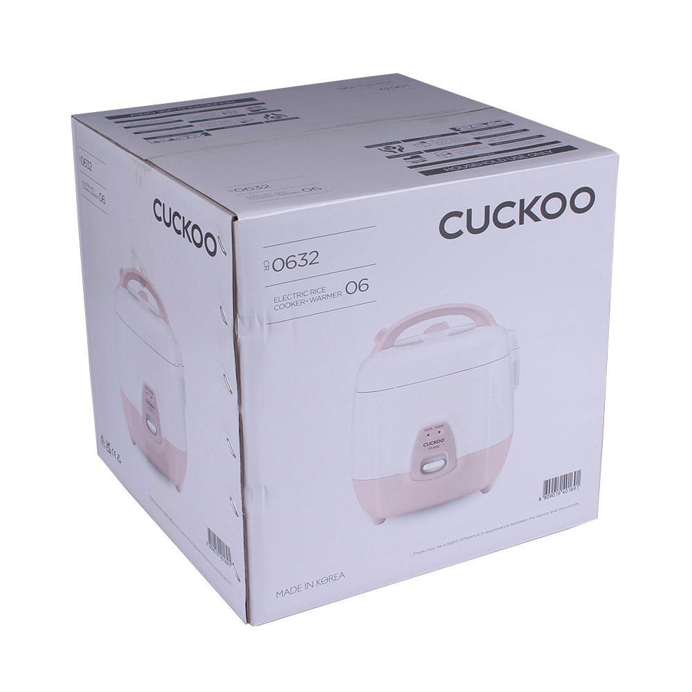 Cuckoo CR-0632 Reiskocher weiß/rosa