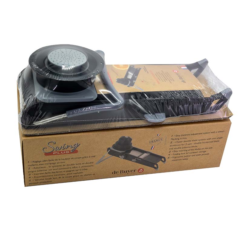 De Buyer 2015.03 Mandoline Swing + Gemüsehobel Kunststoff Schwarz