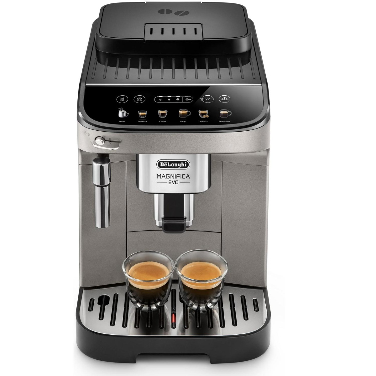 DeLonghi ECAM 290.42.TB Magnifica Evo Kaffeevollautomat schwarz/titan