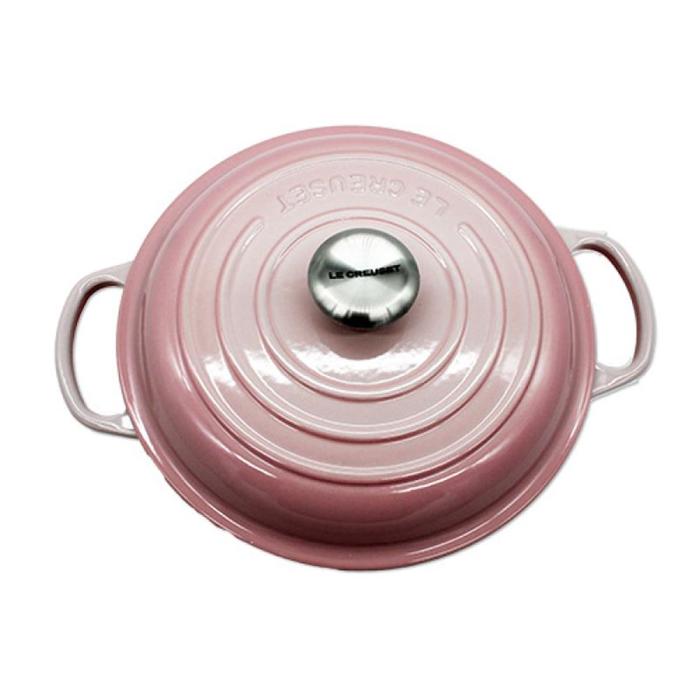 Le Creuset Gourmet-Profitopf Gusseisen Shell Pink 26cm