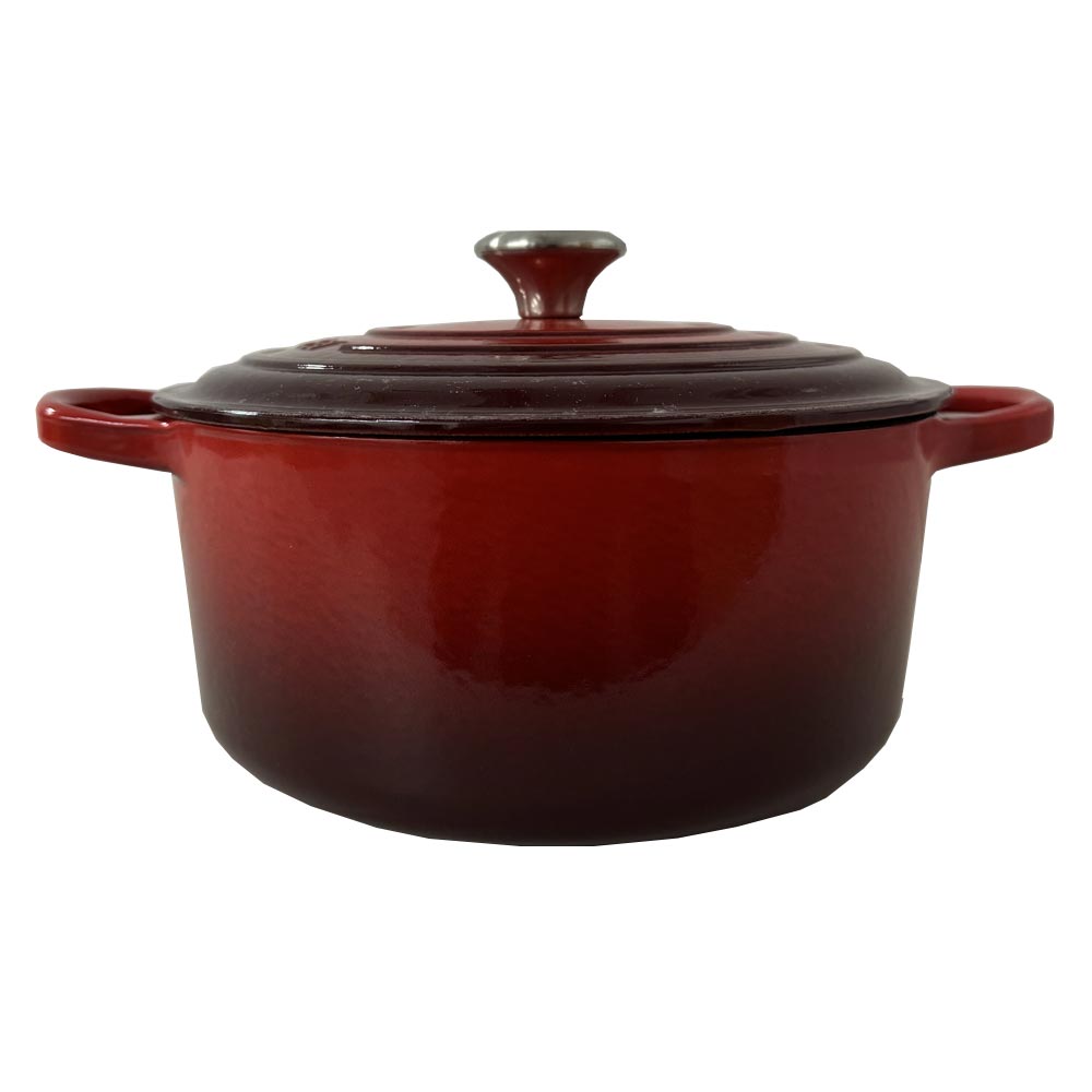 Le Creuset Bräter Signature Rund Gusseisen Kirschrot 26cm