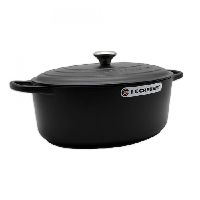 Le Creuset Signature Bräter oval 40 cm schwarz