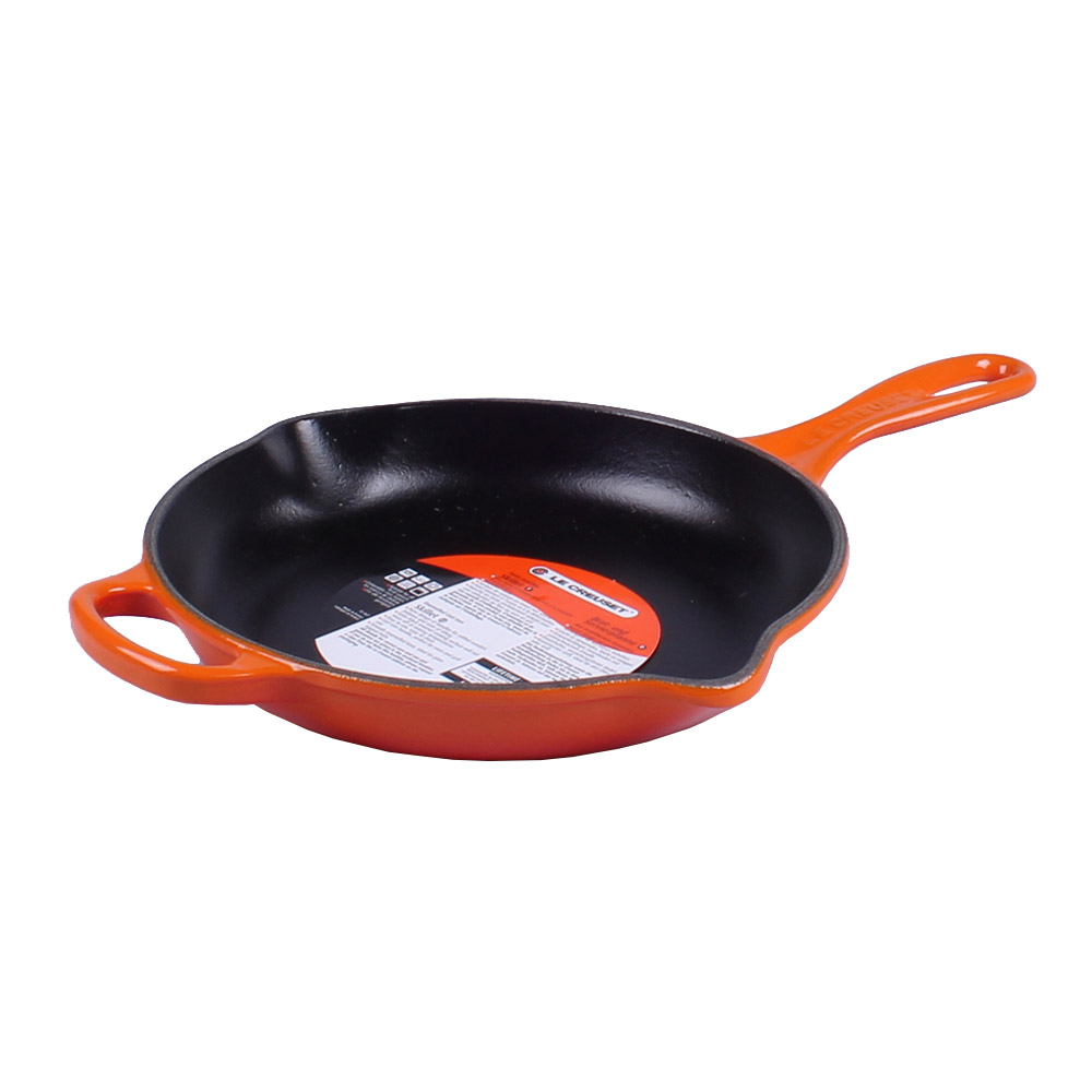 Le Creuset Signature Brat- und Servierpfanne 23 cm Guss ofenrot