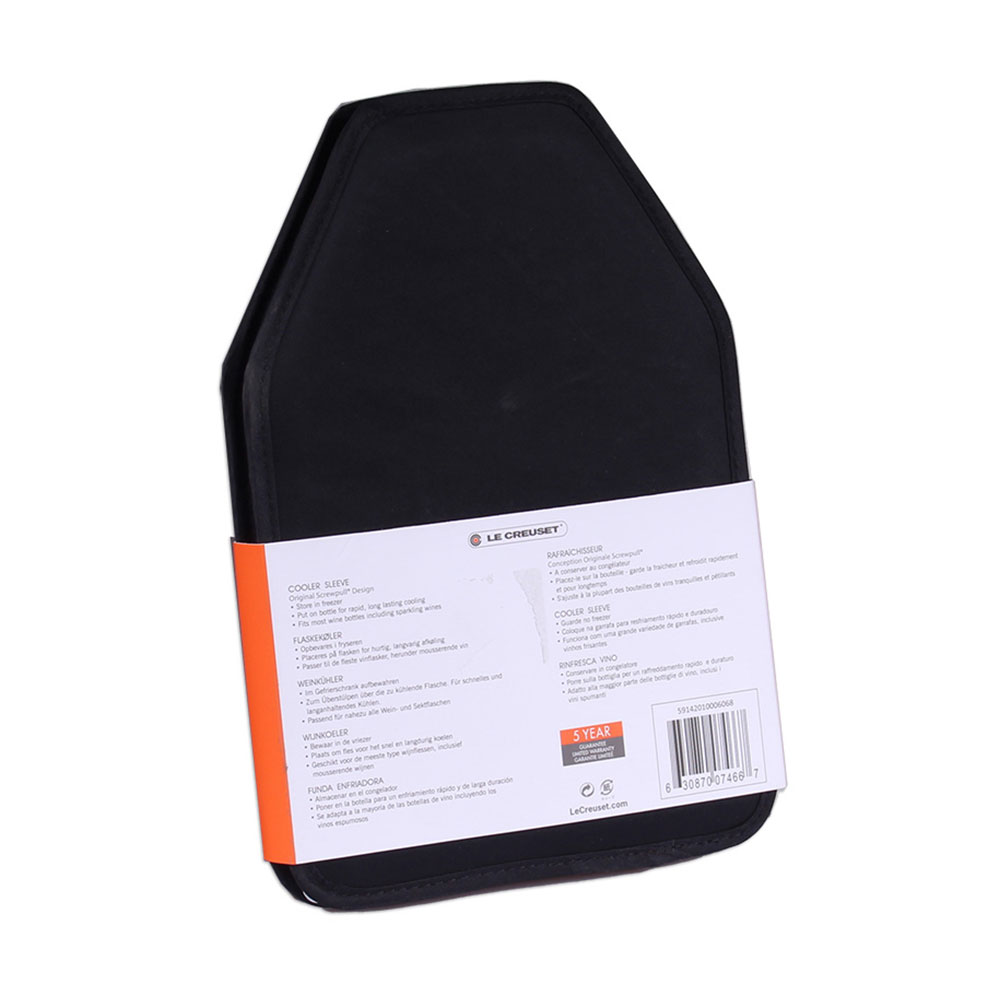 Le Creuset WA-126 Aktiv-Weinkühler schwarz