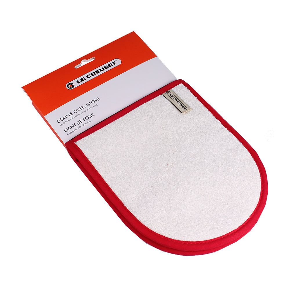 Le Creuset Doppel-Kochhandschuh kirschrot