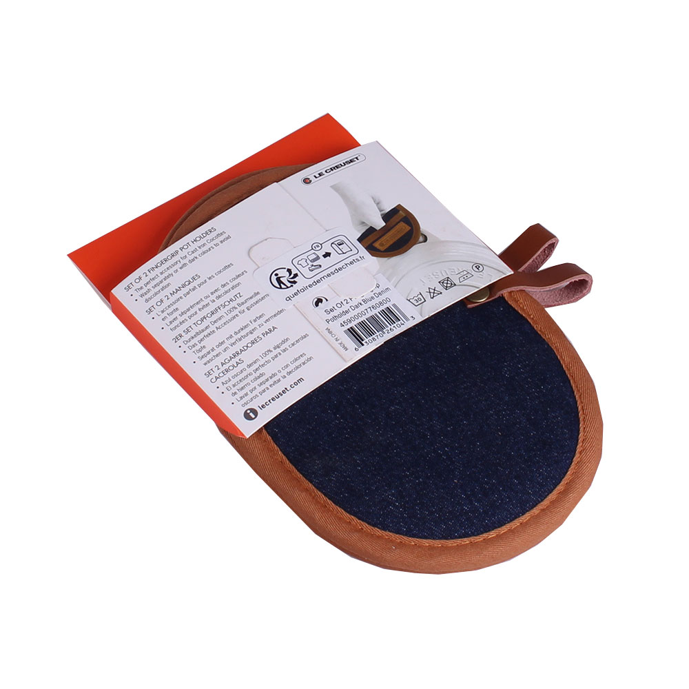 Le Creuset Topf-Griffschutz 2er Set denim