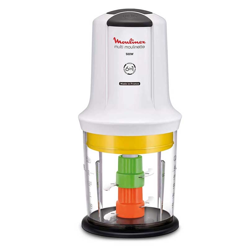 Moulinex AT7231 Multi Moulinette Zerkleinerer weiß/dunkelgrau