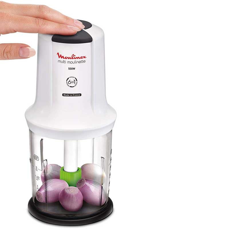 Moulinex AT7231 Multi Moulinette Zerkleinerer weiß/dunkelgrau
