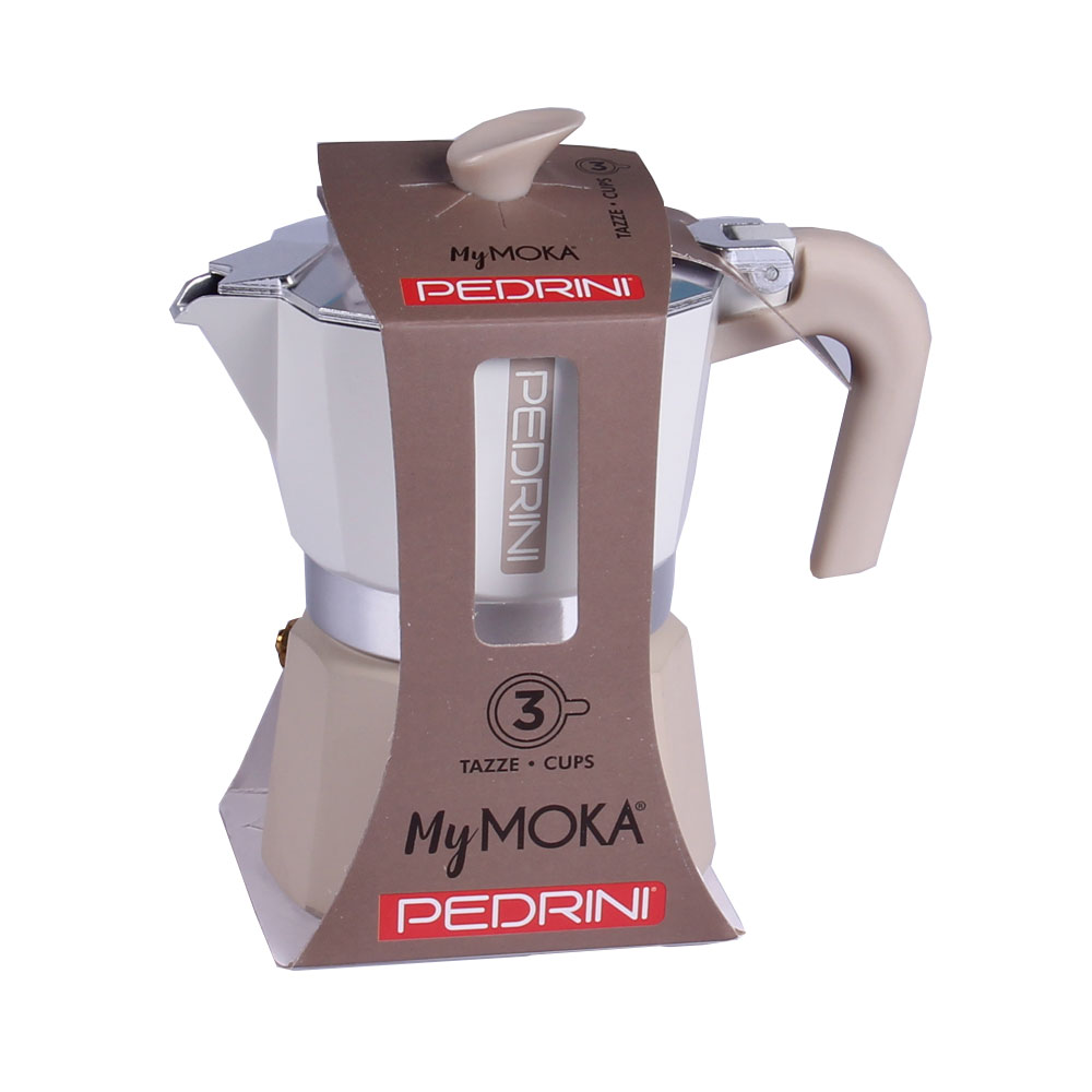 Pedrini Coffee Maker 3 Tassen Painted Aluminum Color 2025