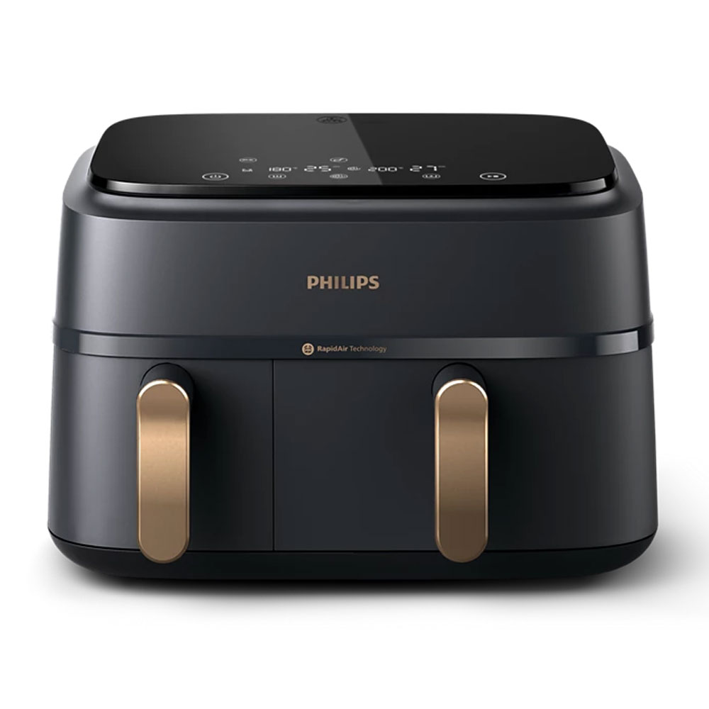 Philips 3000 Series NA352/00 Airfryer Dual Basket Heißluftfritteuse (Verpackung geöffnet)
