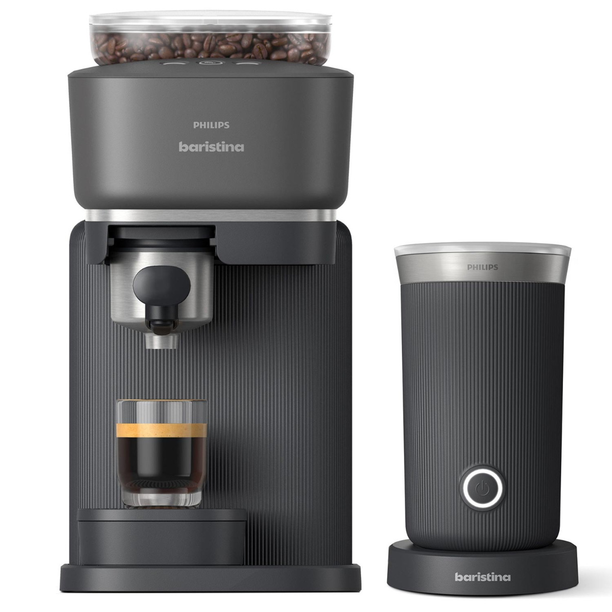 Philips BAR303/60 Espressomaschine mit Mahlwerk und Milchaufschäumer