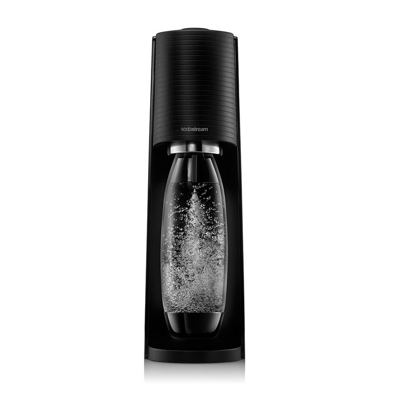SodaStream Soda Maker Terra Trinkwassersprudler schwarz mit 1x Flasche