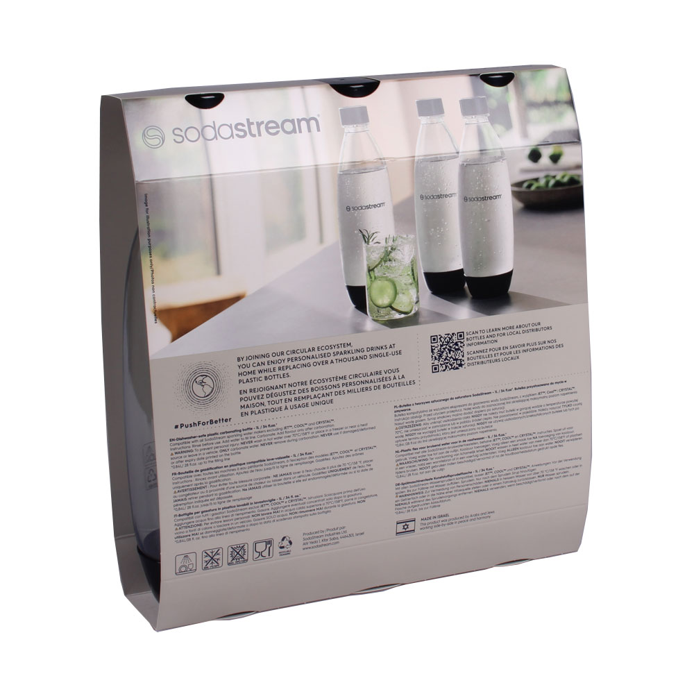 SodaStream PET-Flasche Source (3 x 1 L)