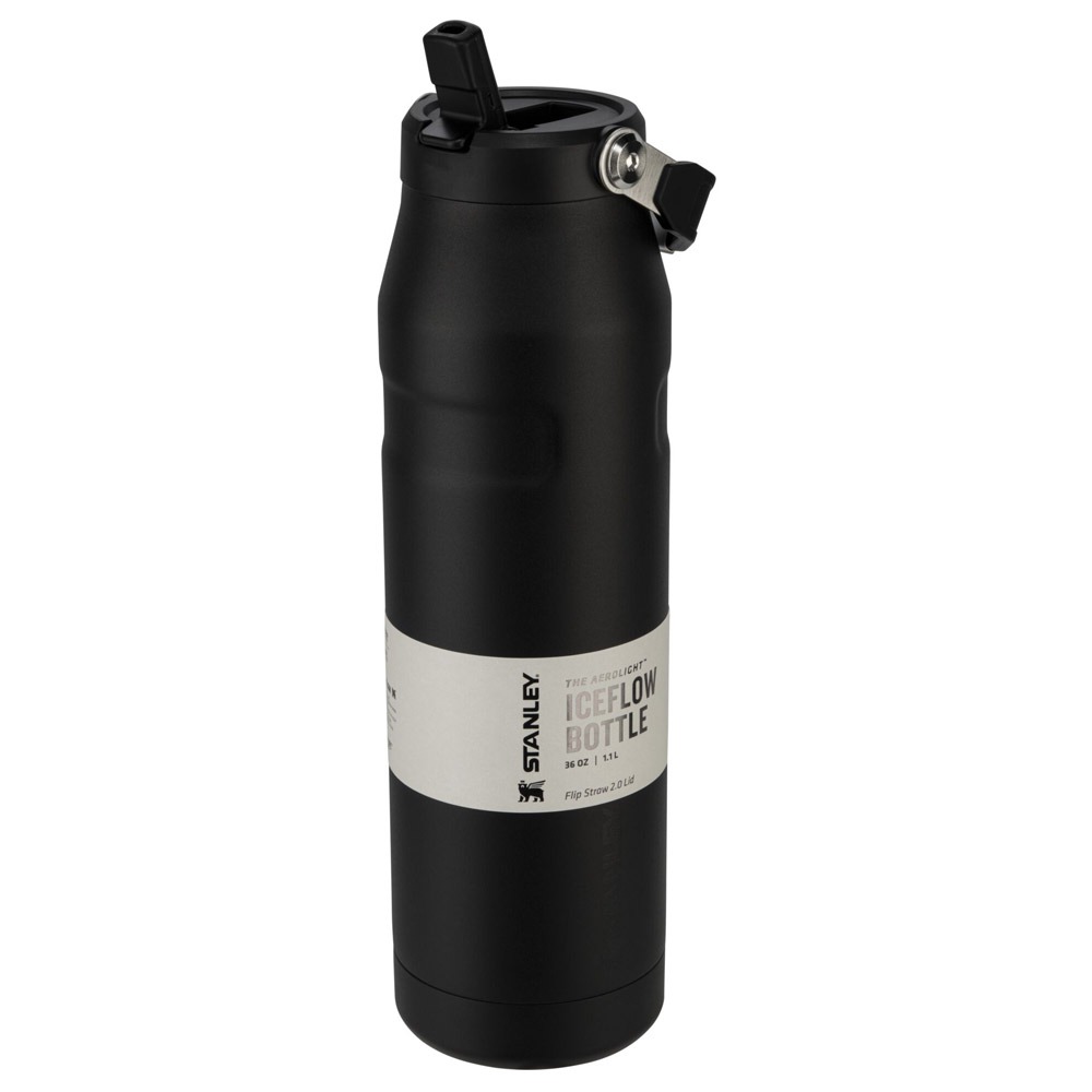 Stanley Flip Straw 2.0 Trinkflasche 1,06l black