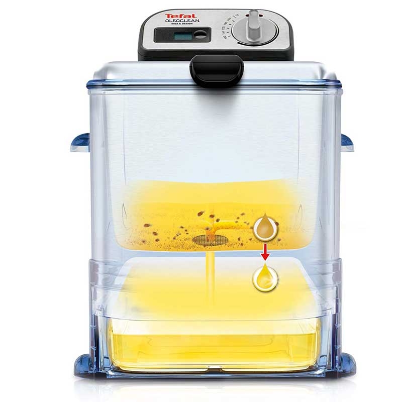 Tefal Oleoclean Pro FR8040 Inox & Design Fritteuse