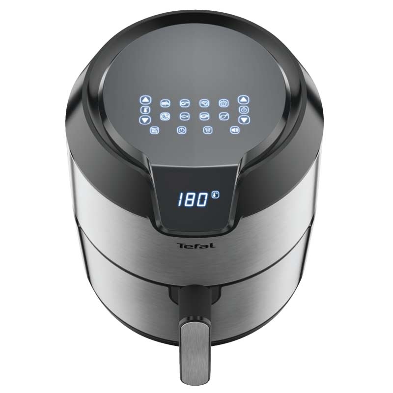 Tefal EY401D Easy Fry Deluxe Heißluftfritteuse edelstahl/schwarz