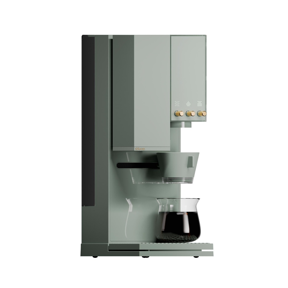 xBloom Studio Kaffeevollautomat sage green x gold