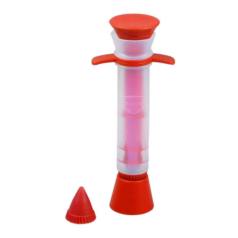 Dr. Oetker Silikon-Dekorierstift inkl. 2 Tüllen und Ständer