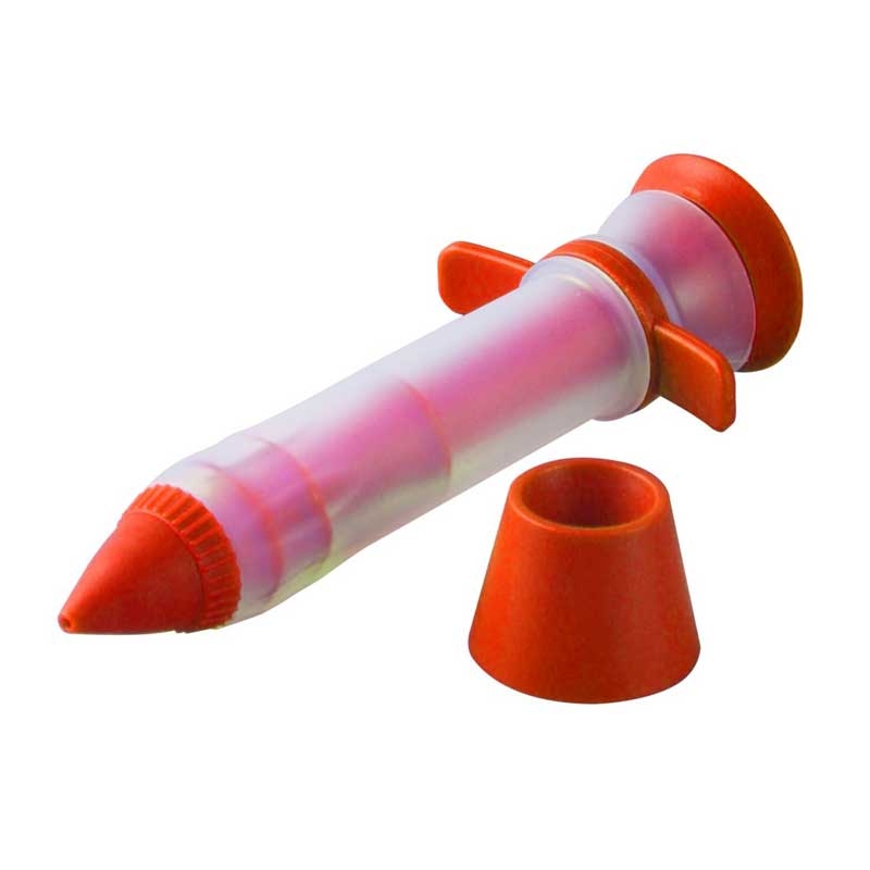 Dr. Oetker Silikon-Dekorierstift inkl. 2 Tüllen und Ständer (2. Wahl)