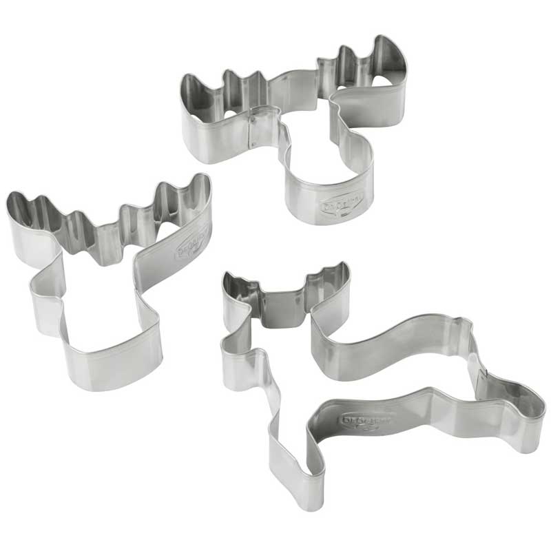 Dr. Oetker Ausstecher "Hirsch & Elch", 3-tlg.