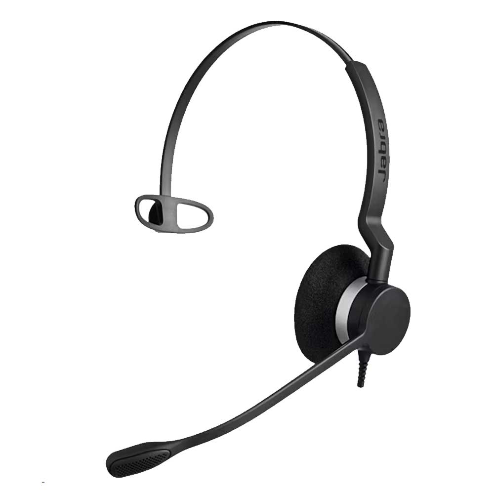 Jabra Q711011 Biz 2300 QD On-Ear Mono Headset mit Schnelltrennkupplung