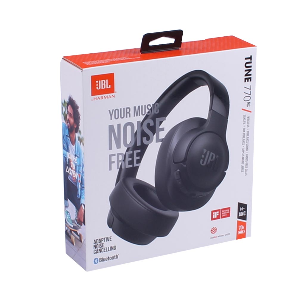 JBL Tune 770NC Over Ear Bluetooth Kopfhörer schwarz (2.Wahl)