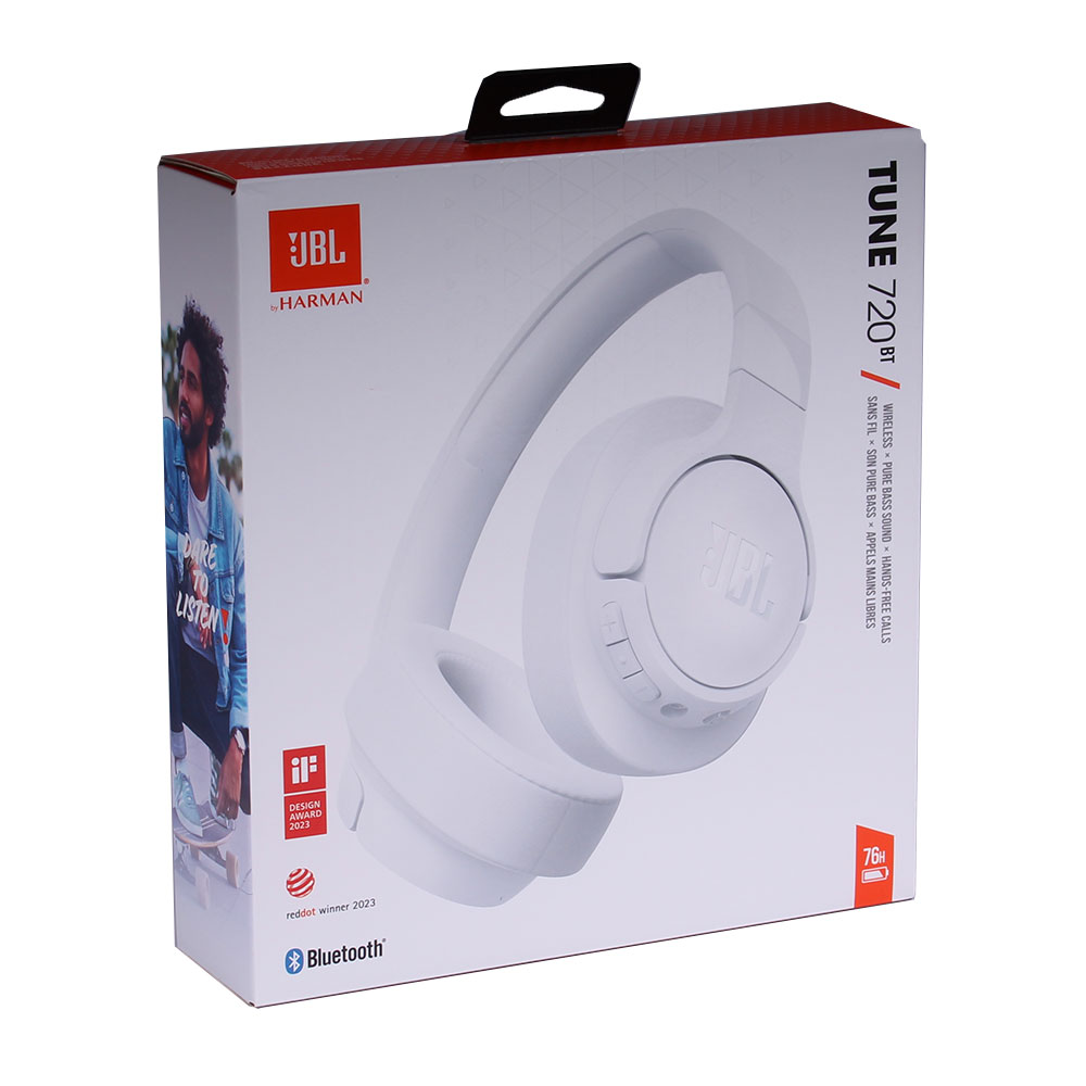 JBL Tune 720 BT Wireless Over-Ear-Kopfhörer weiß