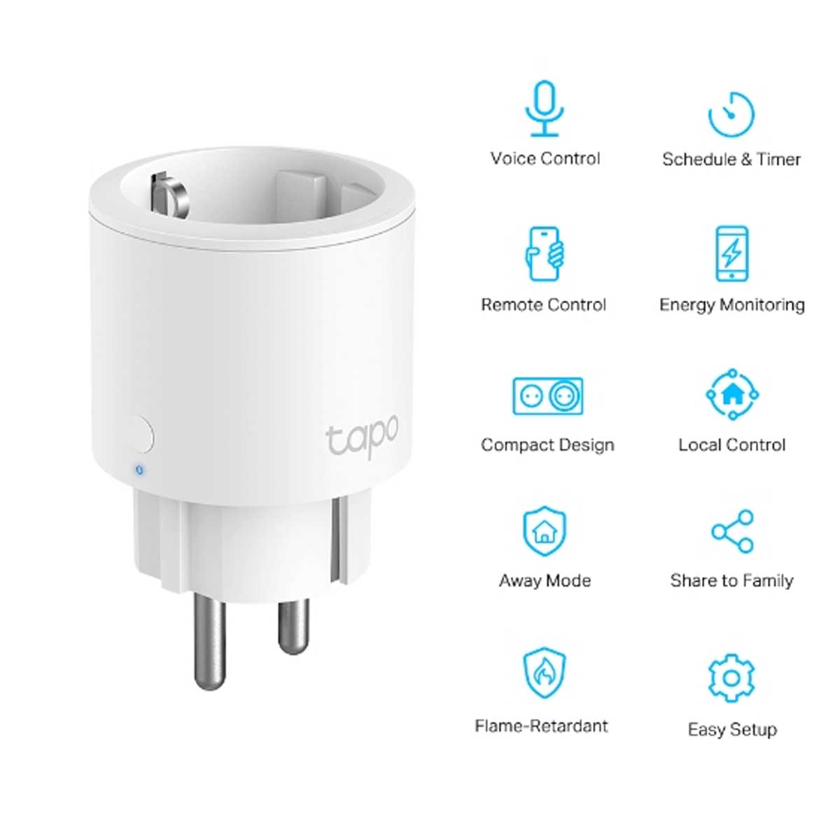 TP-Link Tapo P115 Nano Smart WLAN Steckdose mit Energieverbrauchskontrolle 