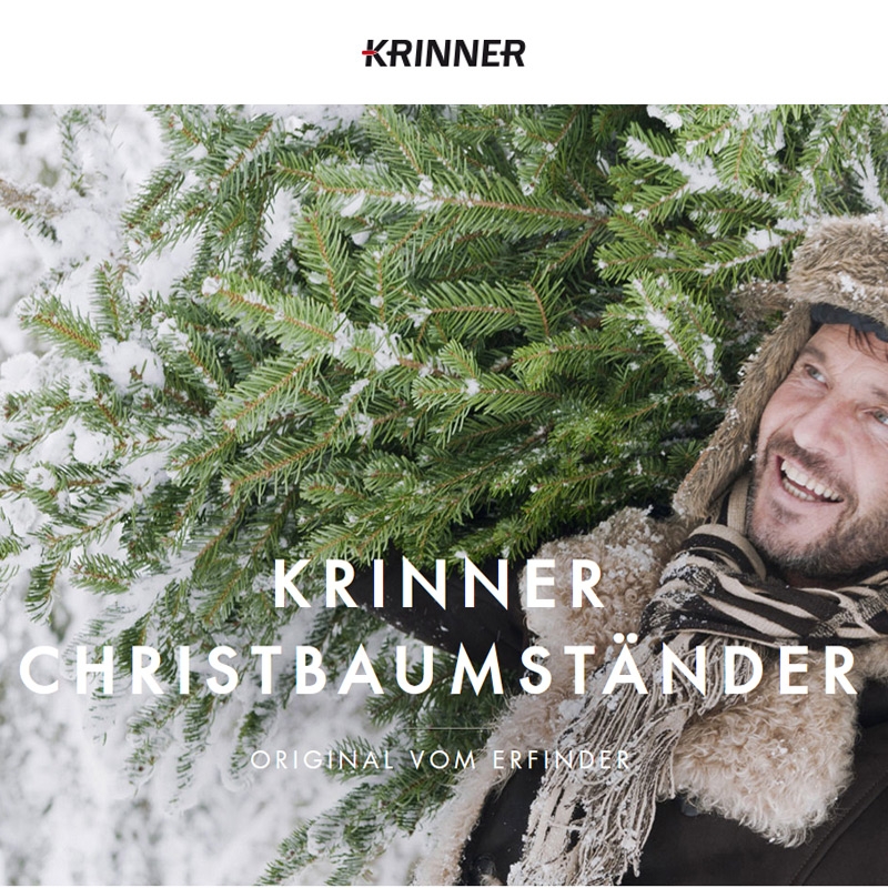 Krinner Kopenhagen Christbaumständer Beton