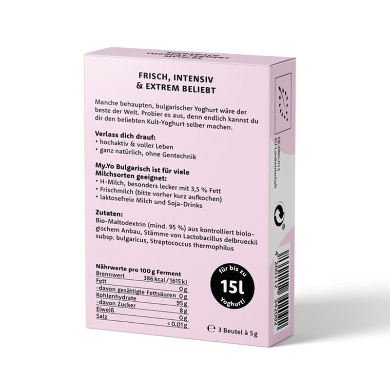My.Yo Joghurtferment Bulgarisch