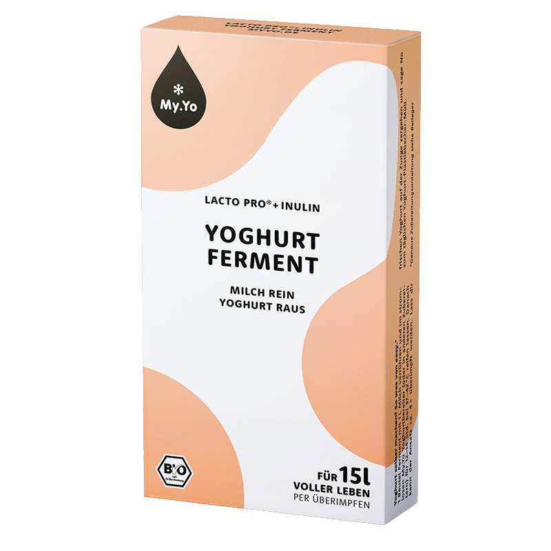 My.Yo Joghurtferment LACTO PRO ® + Inulin Joghurtkulturen 3 Beutel à 25g