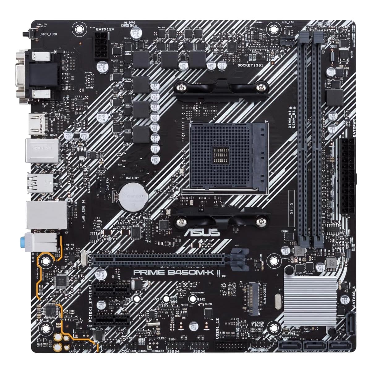 Asus Prime B450M-K II Mainboard Sockel AM4
