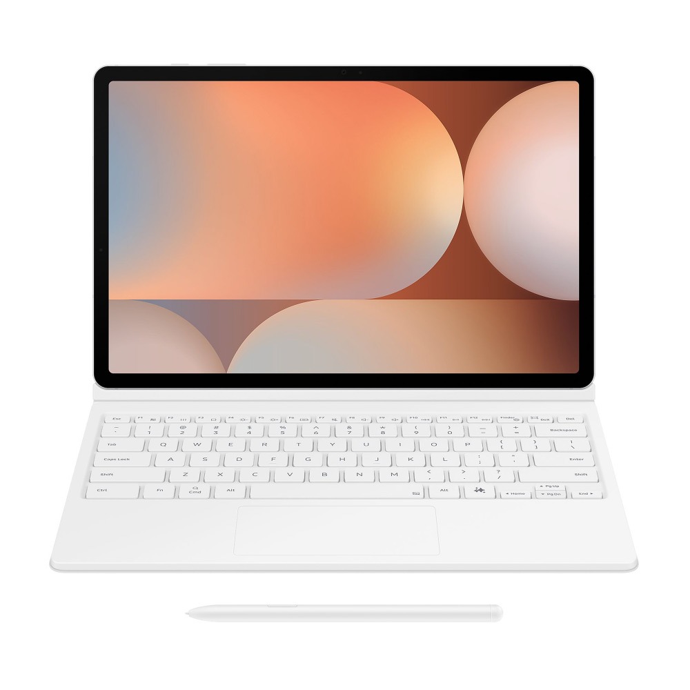 Samsung Book Cover Keyboard EF-DX825 für Galaxy Tab S10+/S9+/S9 FE+ weiß (2. Wahl)