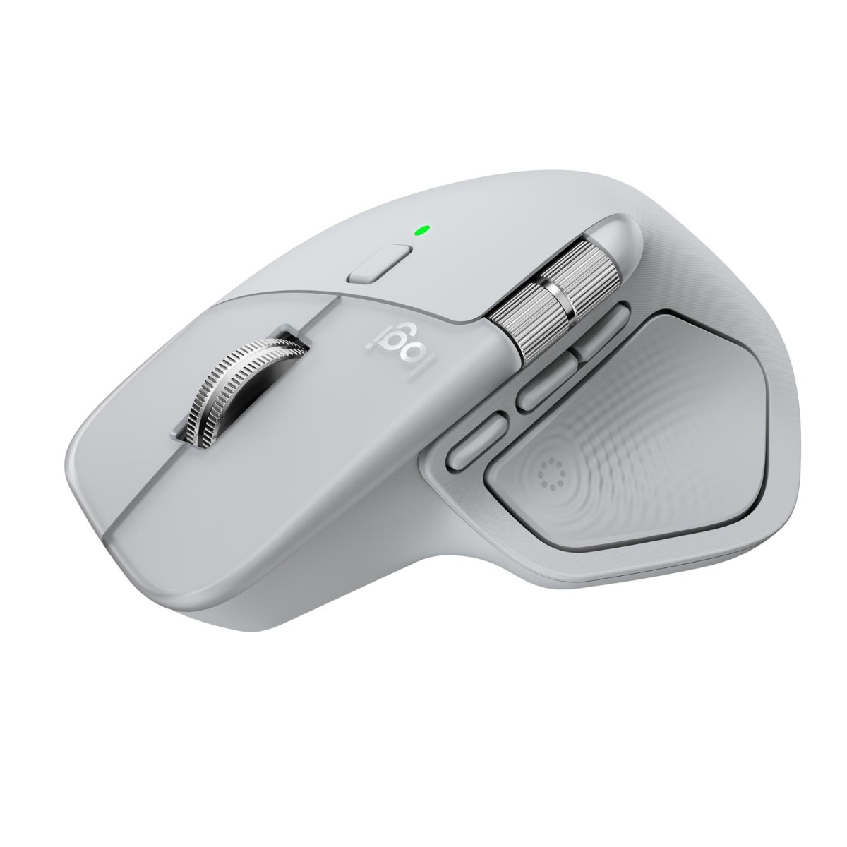 Logitech MX Master 4 kabellose Maus hellgrau