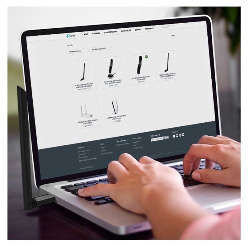 TP-Link Archer T3U Plus AC1300 High Gain USB WLAN Stick Adapter mit High-Gain Antennen