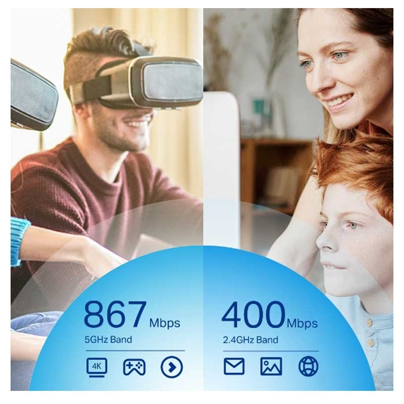 TP-Link Archer T4U Plus AC1300 Dual-Gain-Dualband-WLAN-USB-Adapter