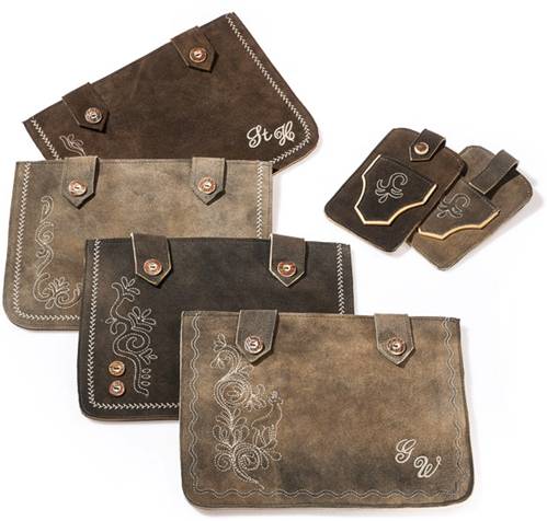 Ohetal Tablettasche Josef Wildbock antik schwarz 10 Zoll