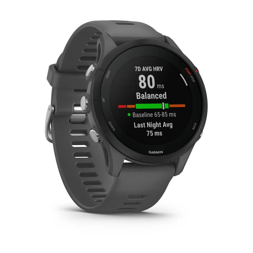 Garmin Forerunner 255 GPS Smartwatch schiefergrau